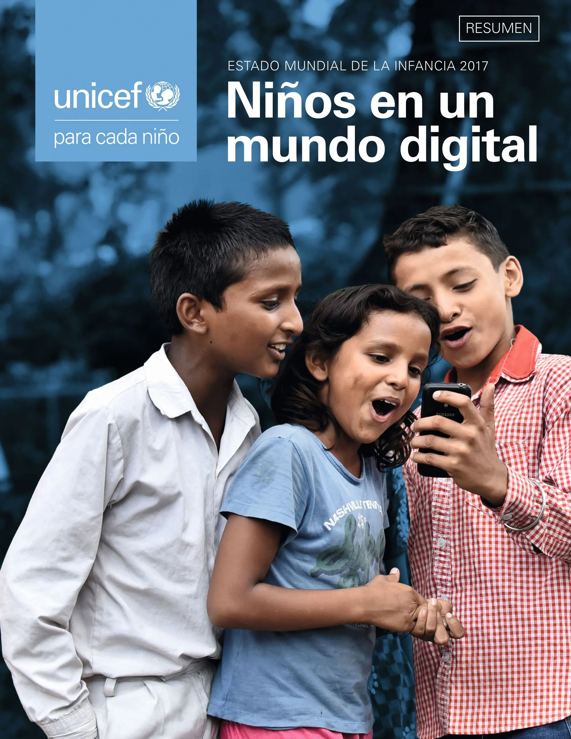 Campaña UNICEF Niños en un mundo digital realizada por Pablo Rebaque, 2017.
