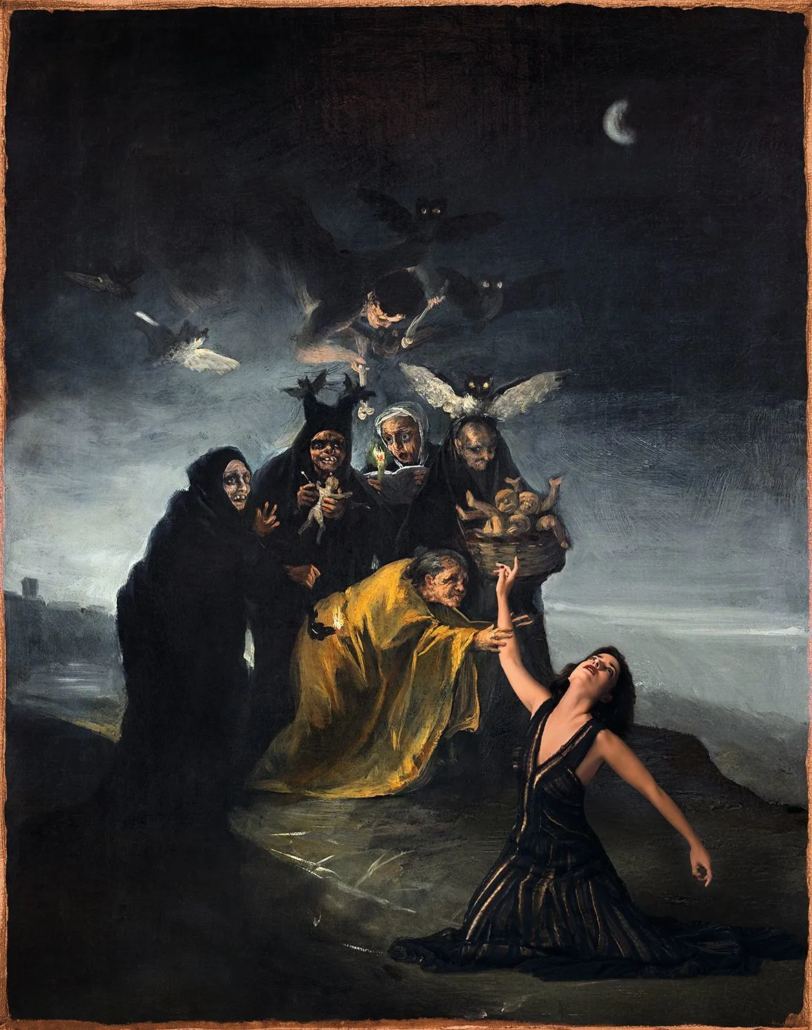Denise De La Rue, Brujas. Metamorfosis de Goya, 2017.