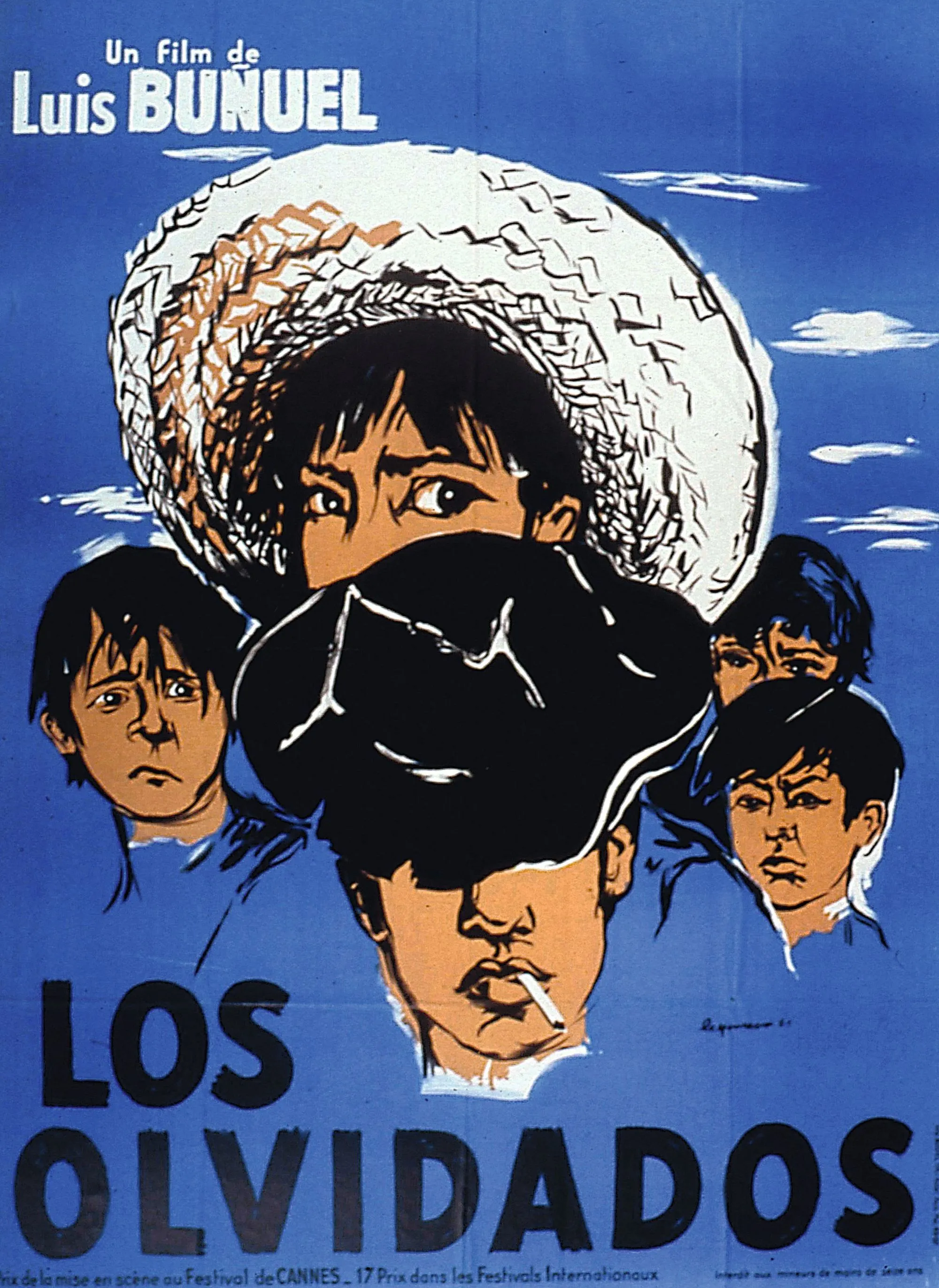 Cartel de Los olvidados, 1950.