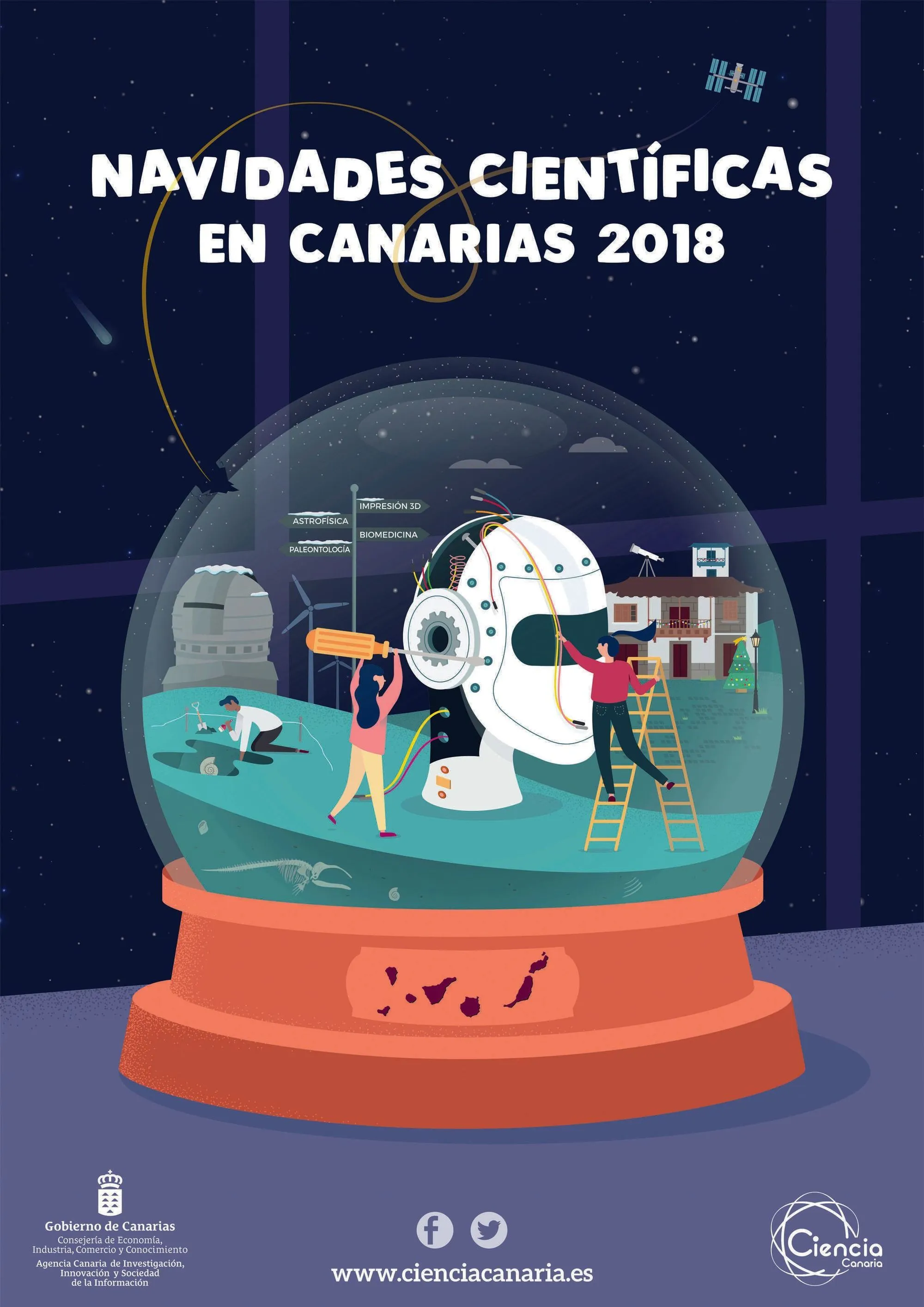 Navidades cientificas en Canarias 2018