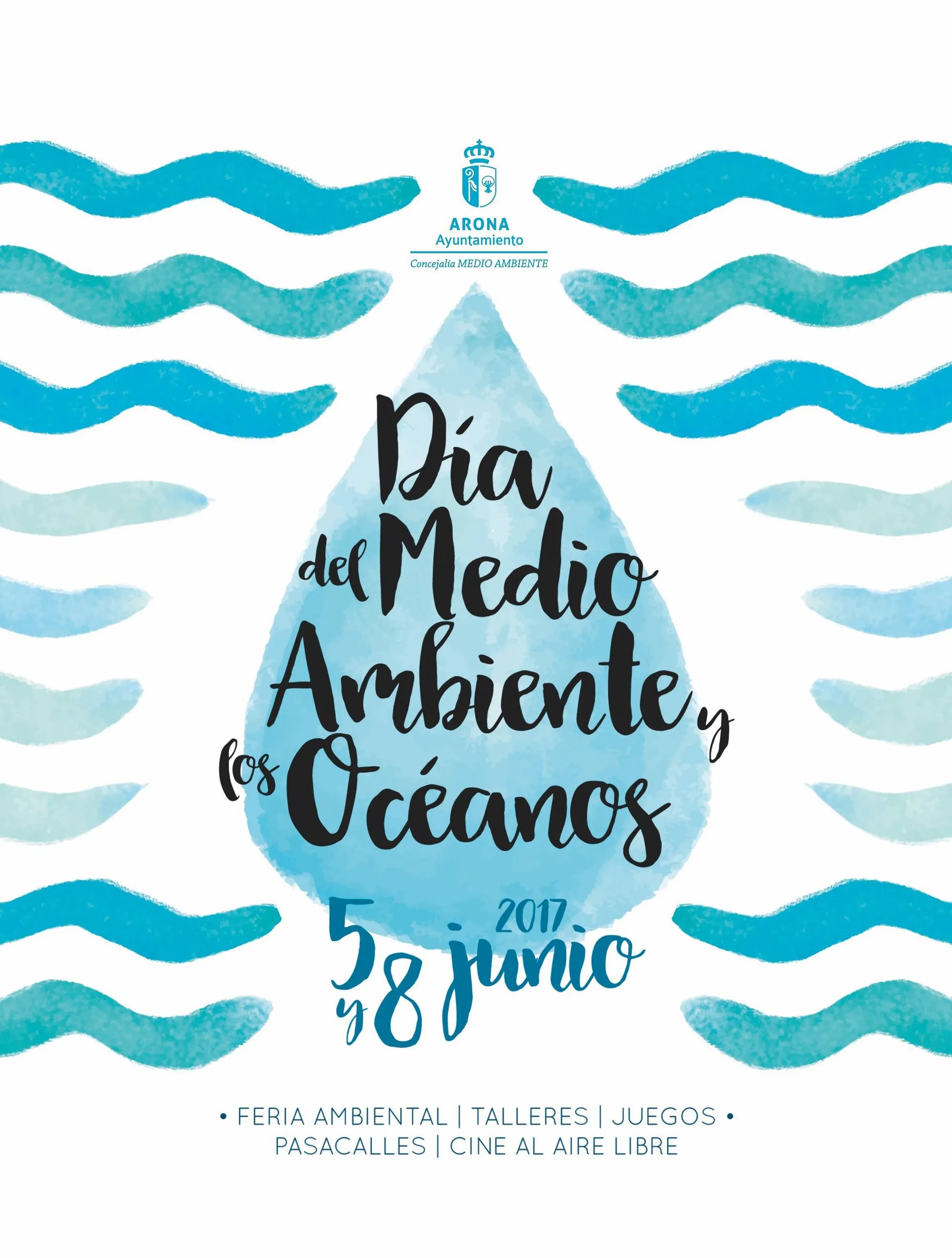 Cartel del Día del Medio Ambiente y los Océanos, 2017.