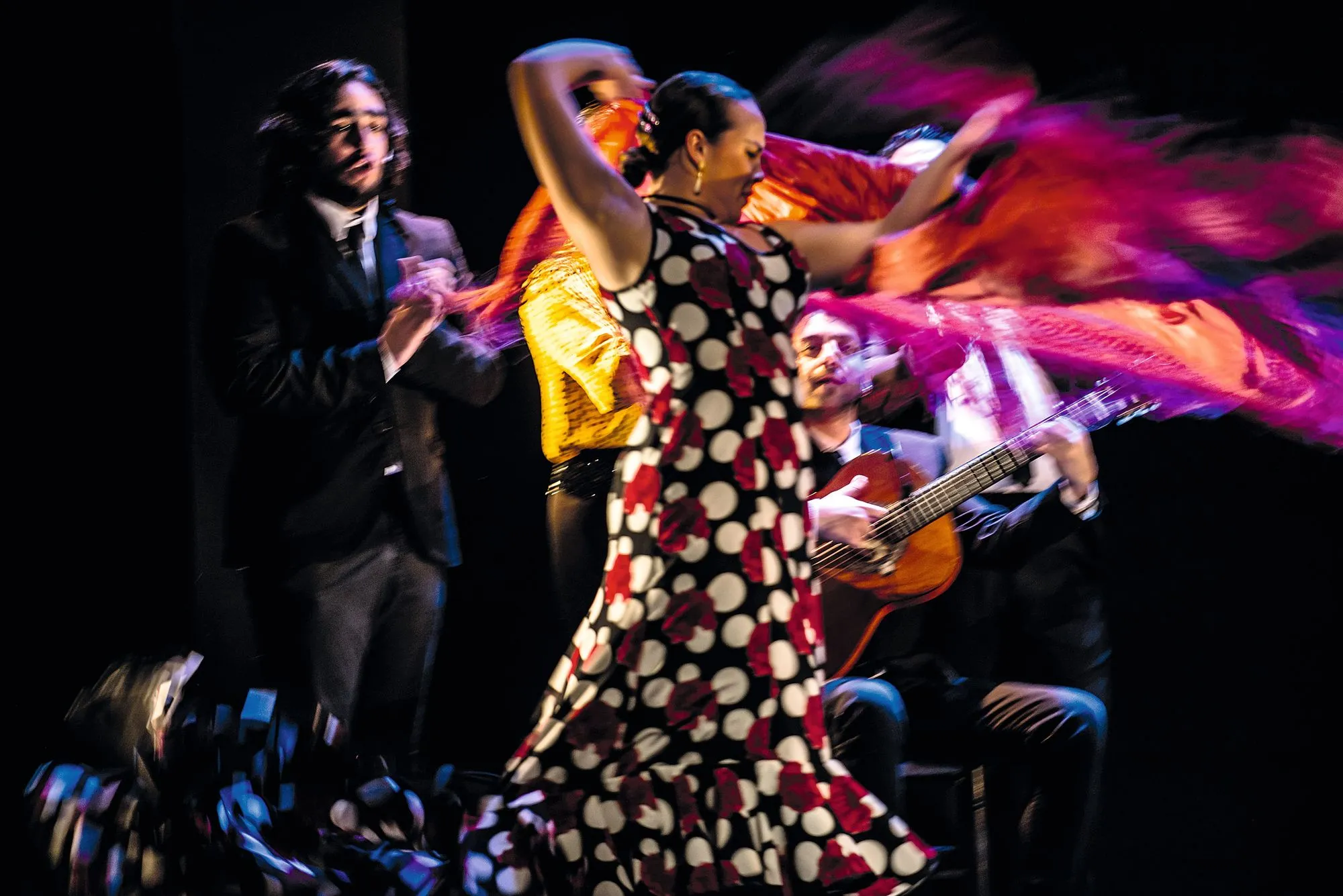 Espectáculo de flamenco Emociones, Teatro Flamenco Madrid, 2019.
