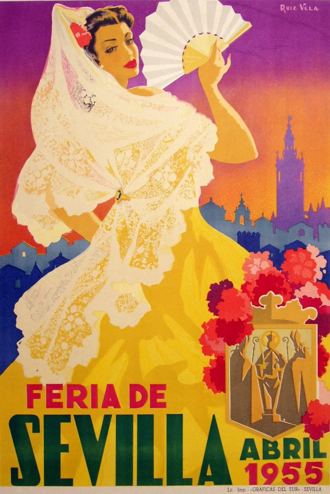 Cartel de la Feria de Sevilla, 1959.