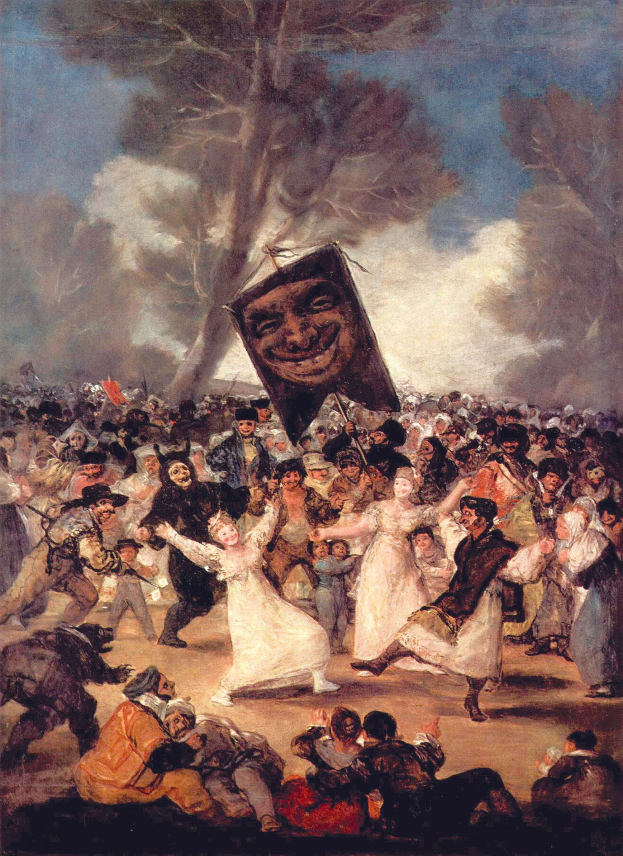 Francisco de Goya, El entierro de la sardina, 1819