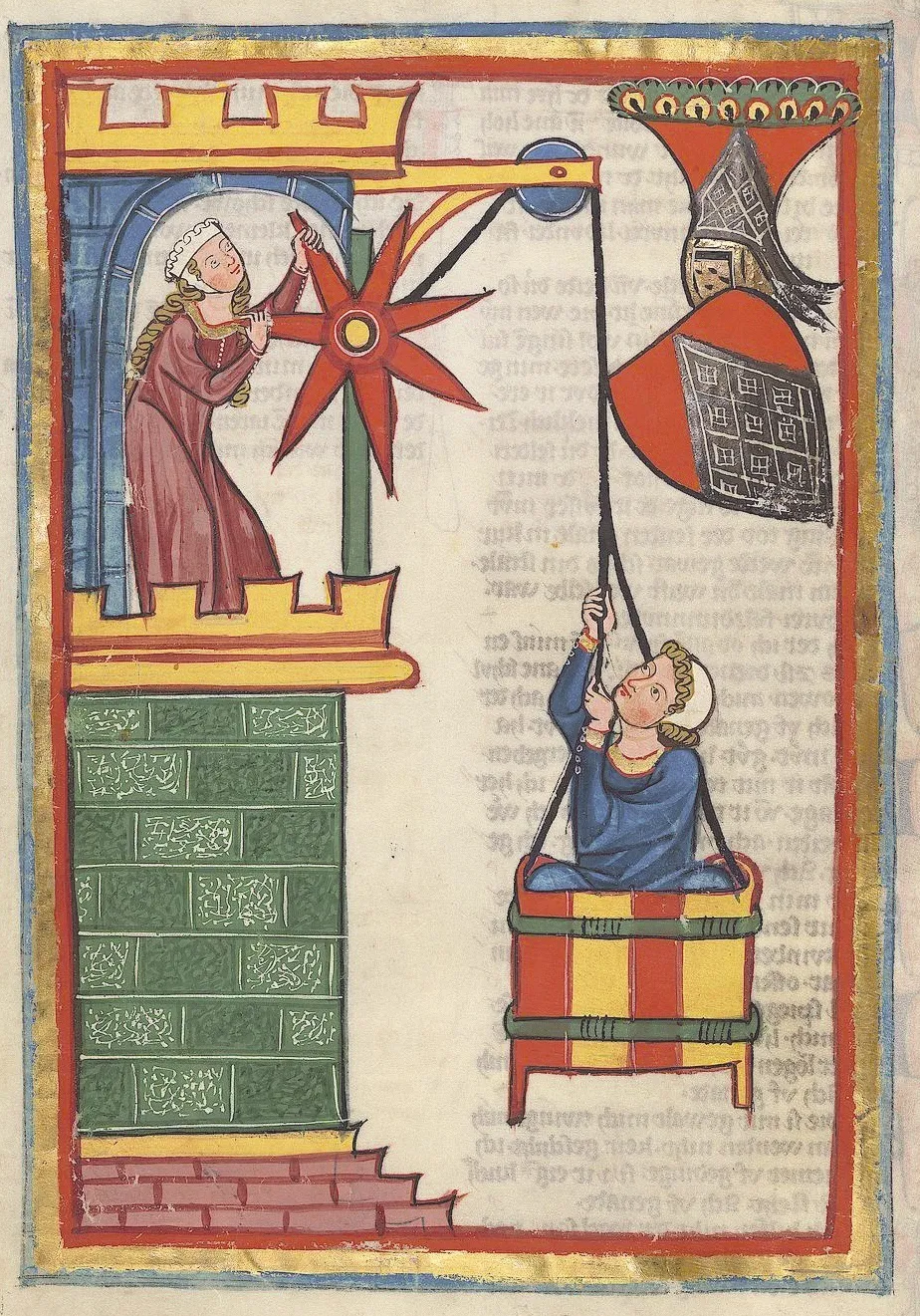 Kristan von Hamle, Codex Manesse, 1305-1315