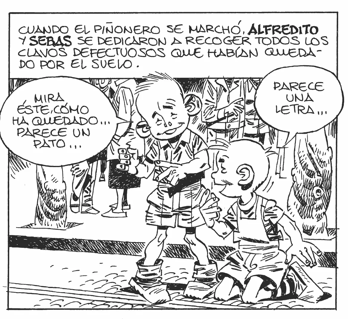 Carlos Giménez, «Ese día», Barrio 4 (extractos), 1977.