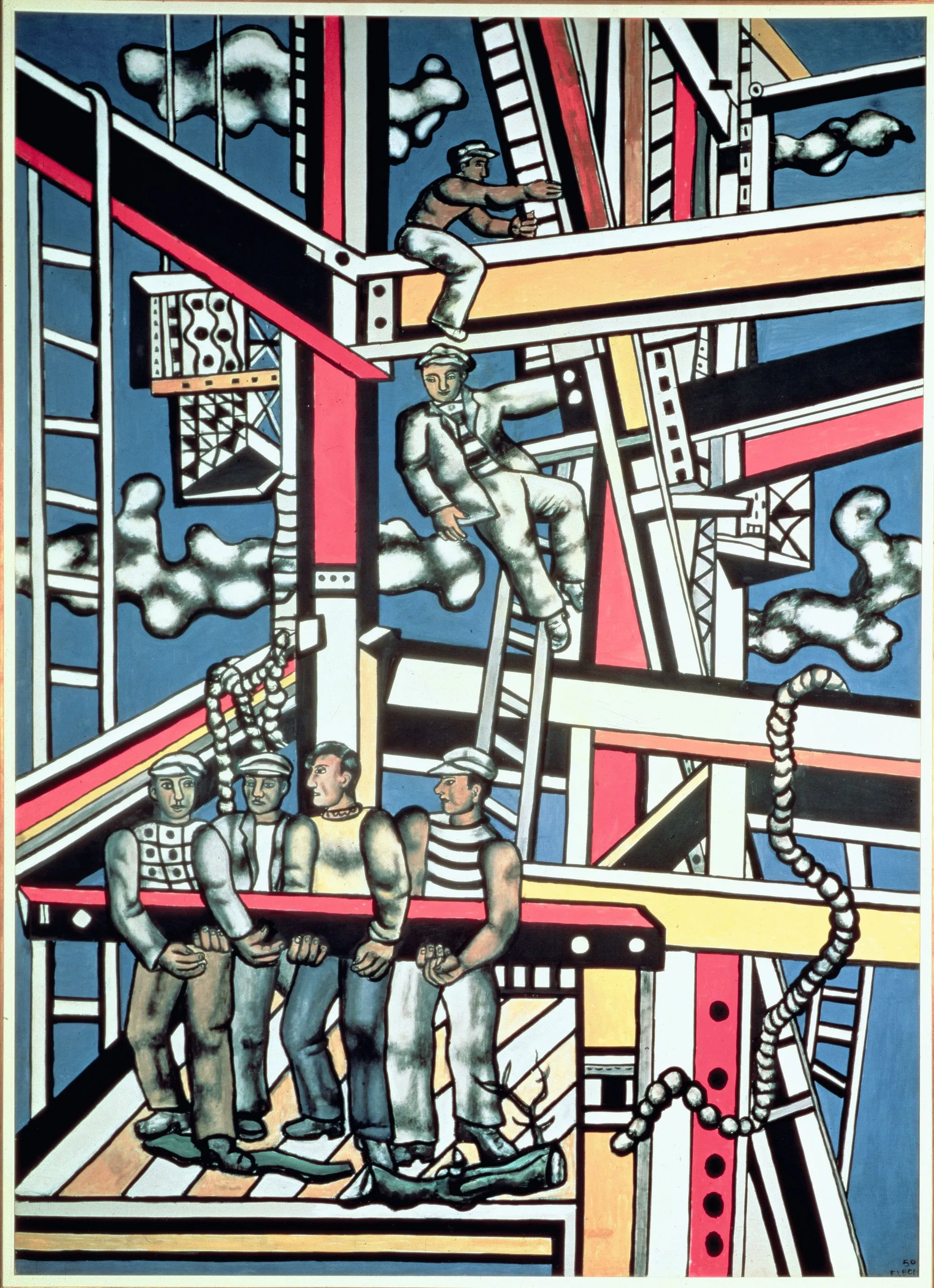 Les Constructeurs, Fernand Léger, 1950.