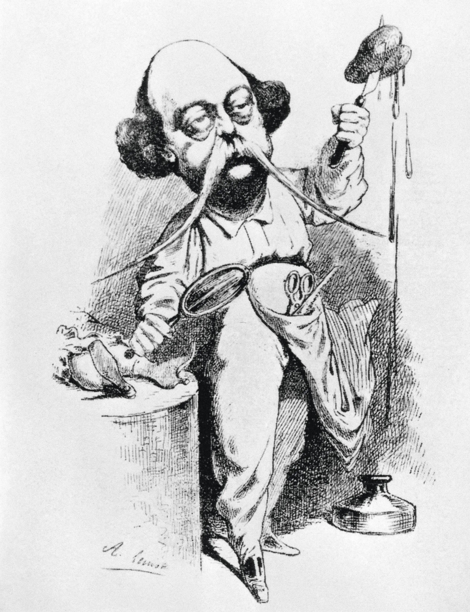 Achille Lemot, Flaubert disséquant Madame Bovary, 1869.