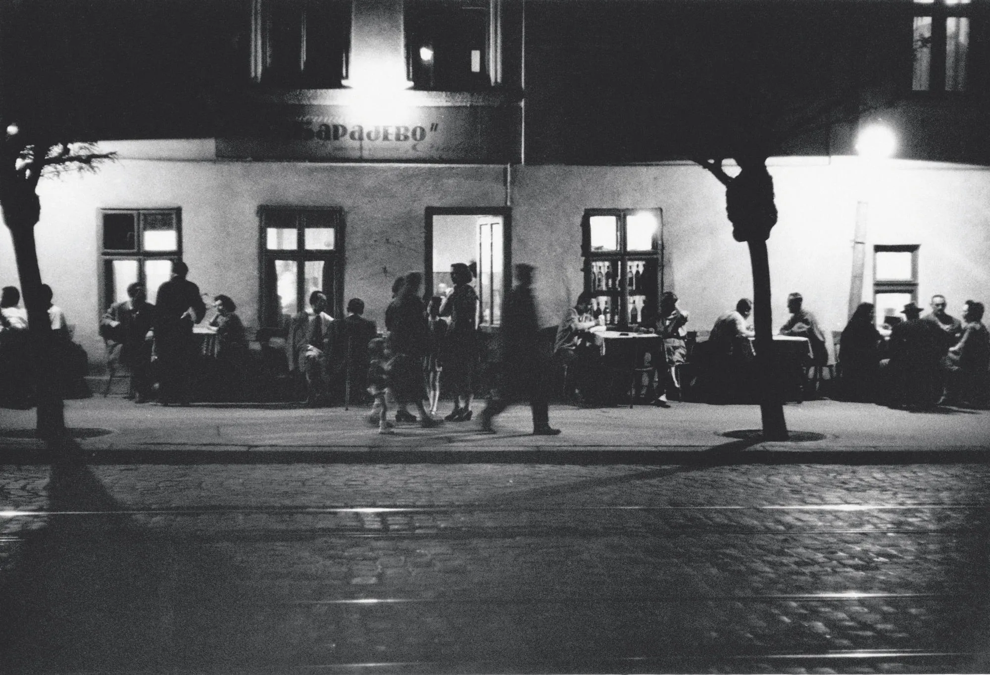 Café de Belgrade en 1958