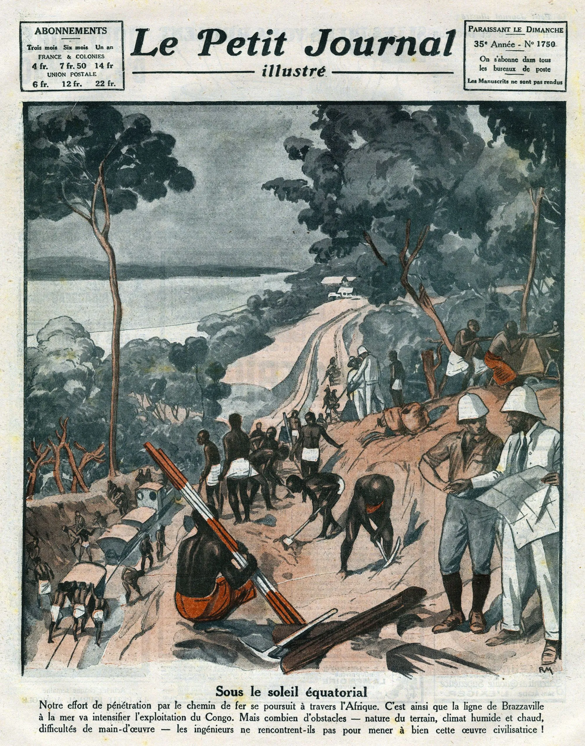 Couverture du Petit Journal illustré, n°1750, 1924.