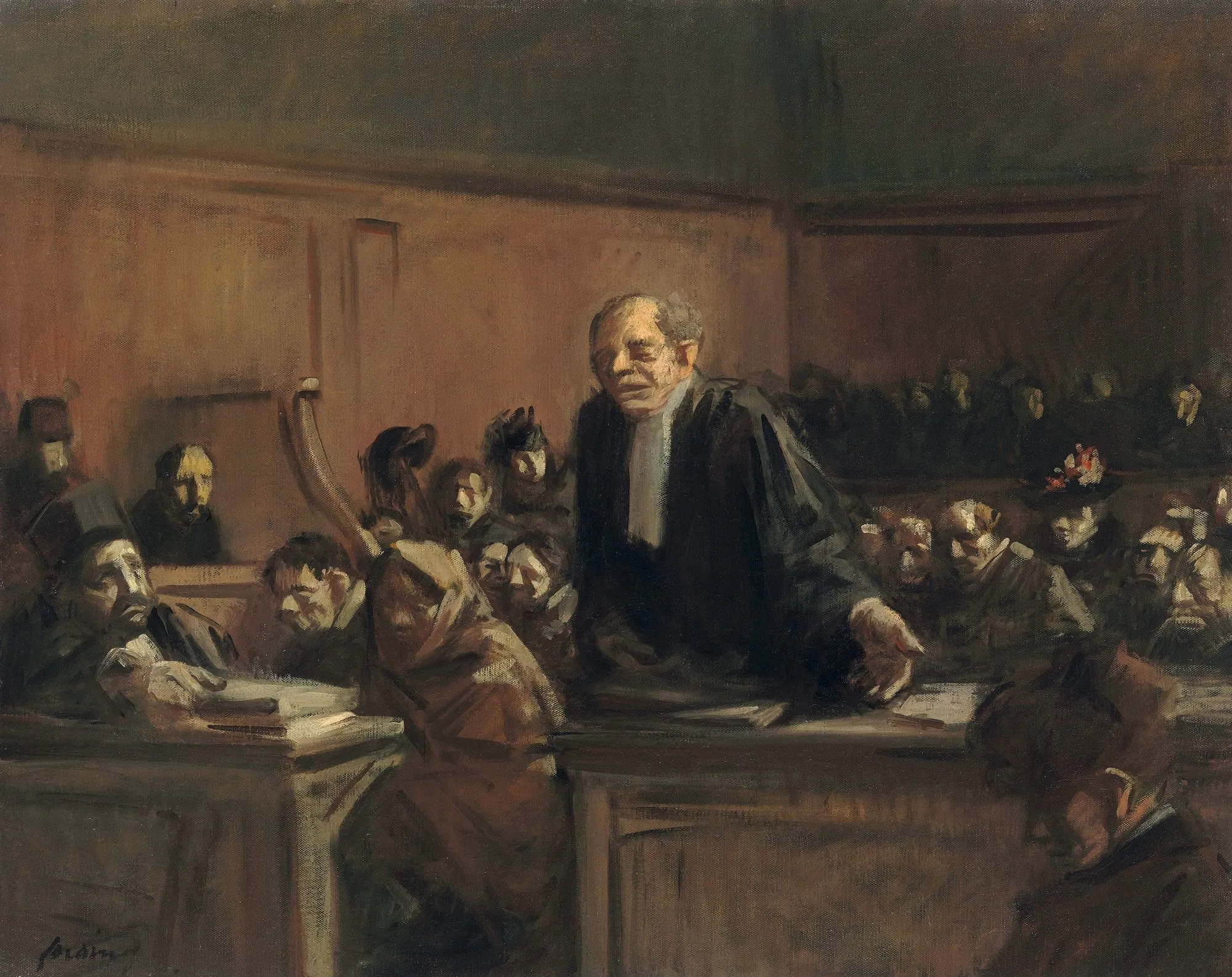Jean-Louis Forain Scènes de tribunal