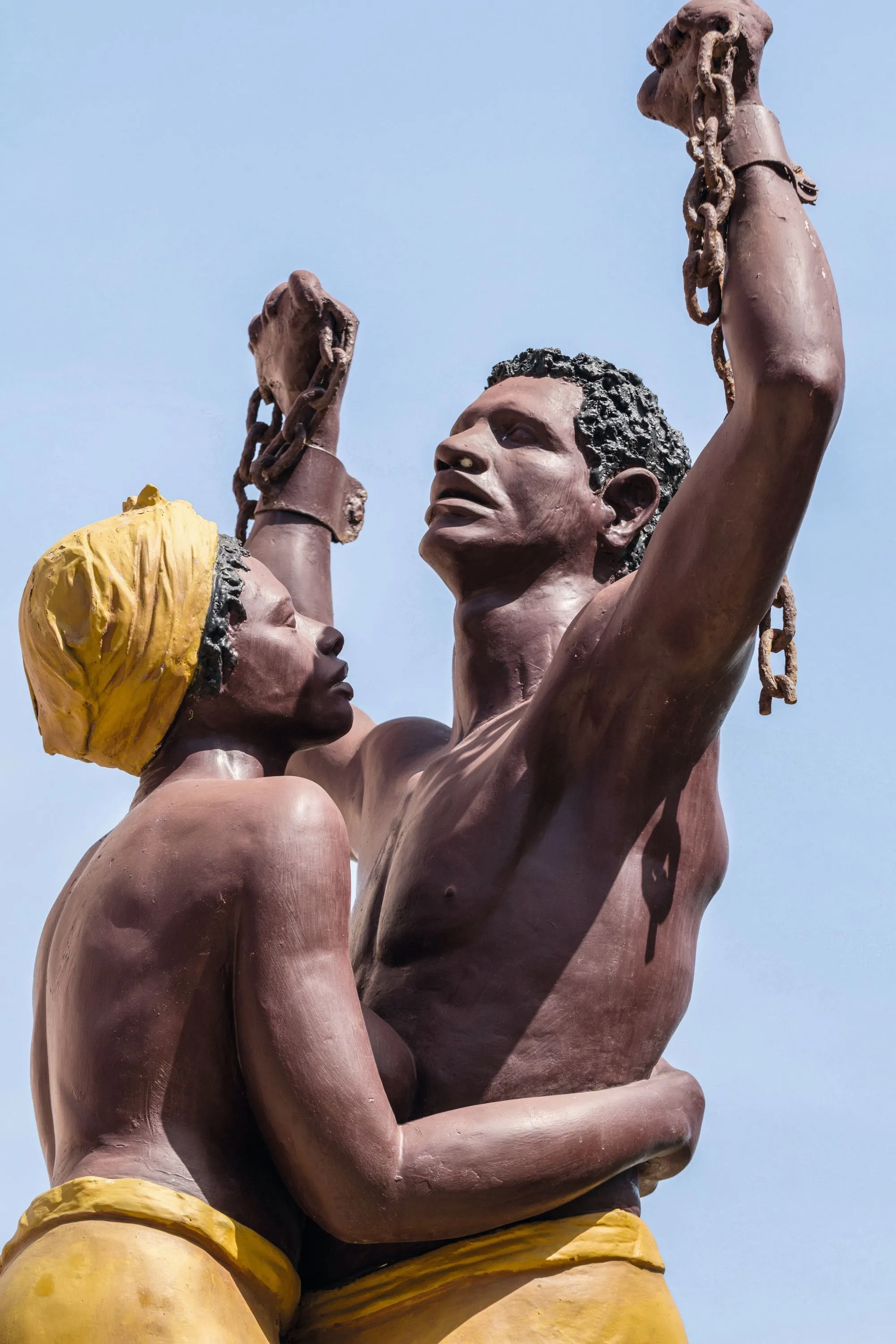 Jean et Christian Moisa, monument en mémoire de l'abolition de l'esclavage, île de Gorée