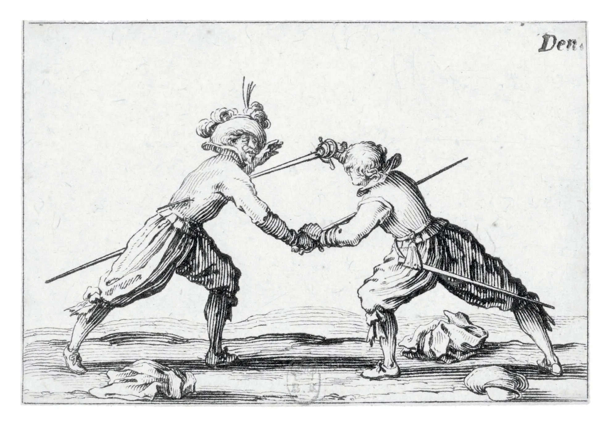 Jacques Callot, Le Duel à l'épée, 1621 - 1622