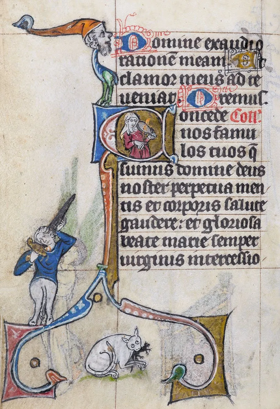 Livre d'heures dit « de Maastricht », début du XIVe siècle, British Library, Londres.
