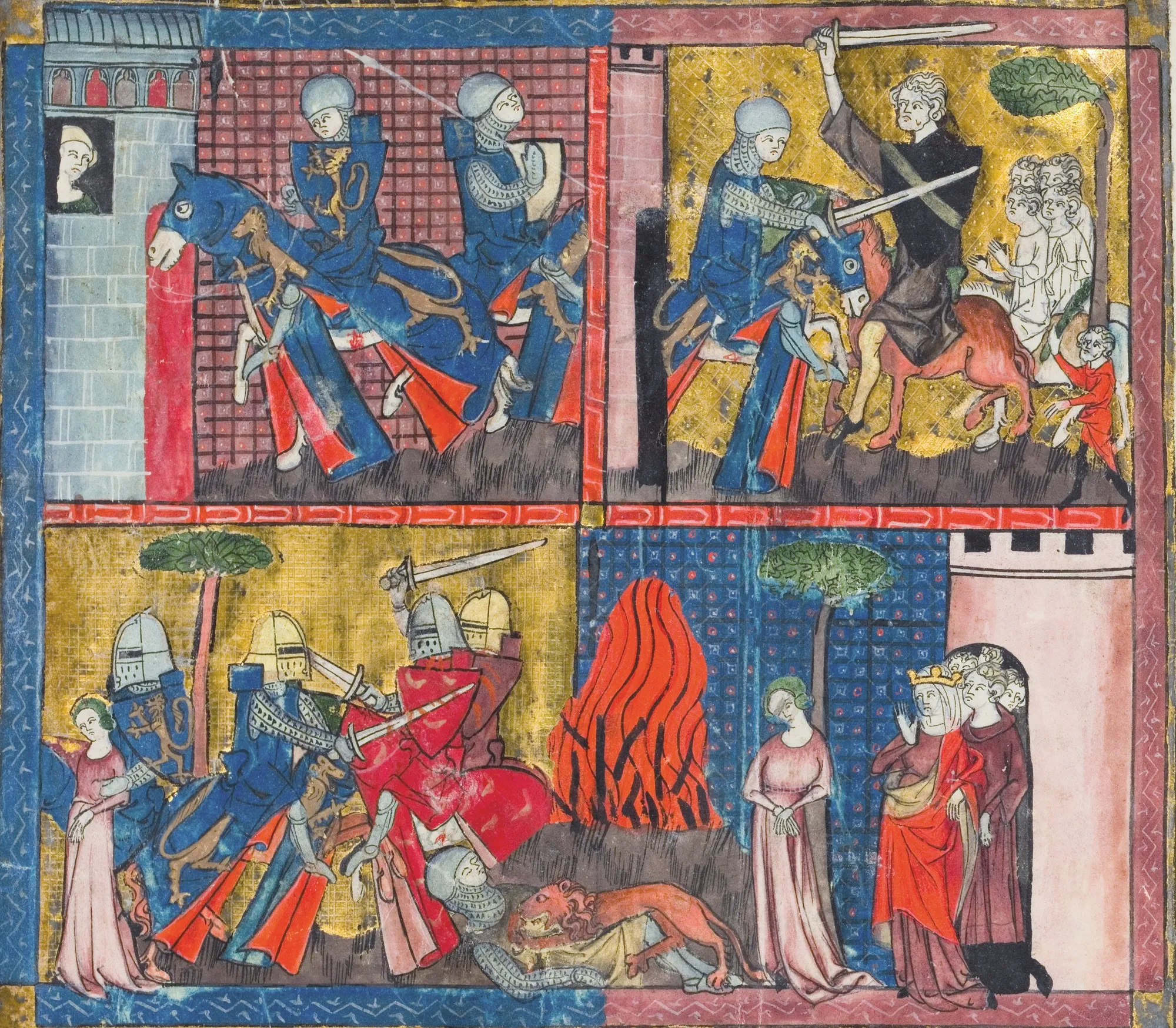 Chrétien de Troyes, Yvain ou le Chevalier au lion, manuscrit