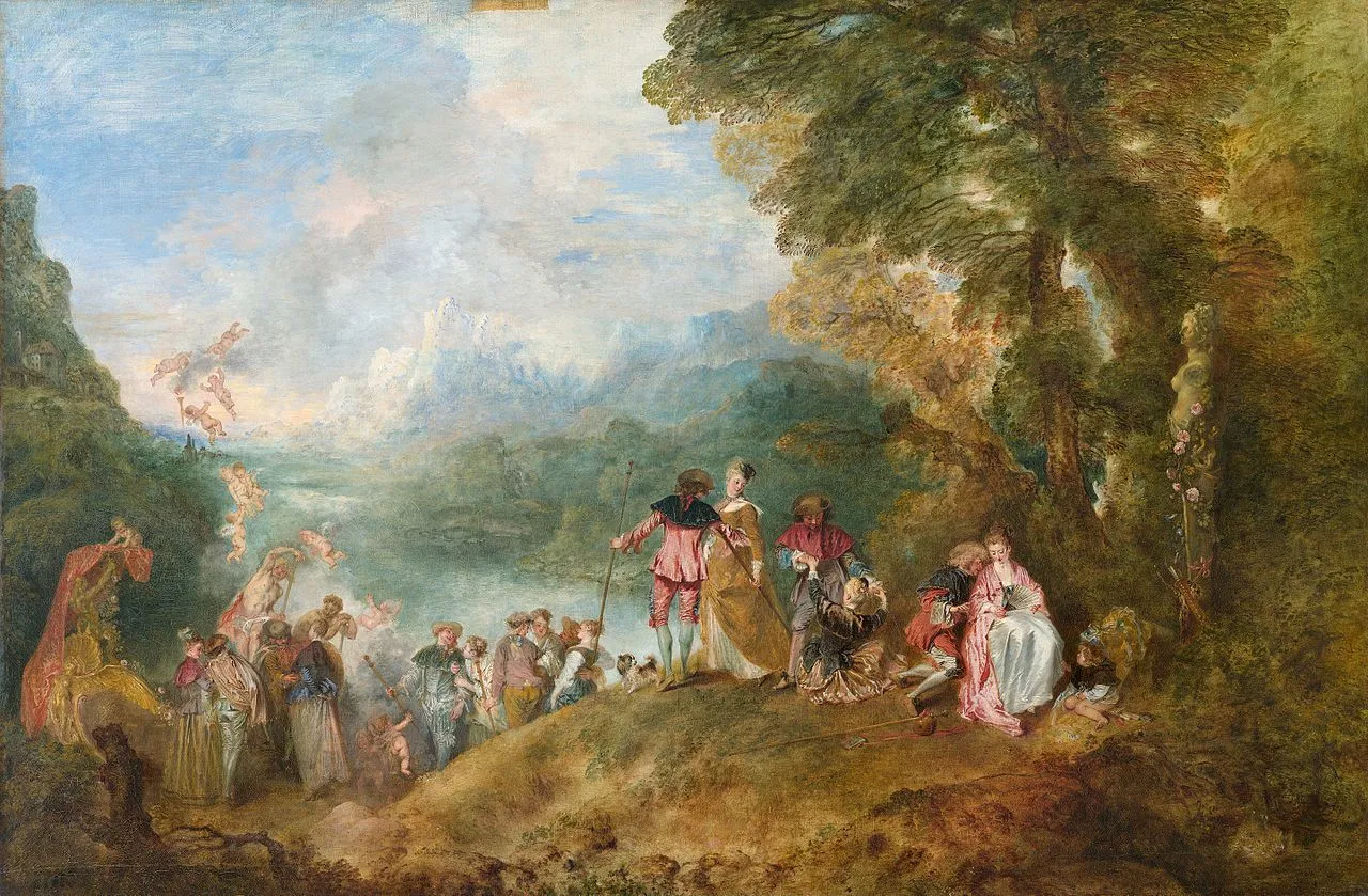 L'Embarquement pour Cythère par Antoine Watteau