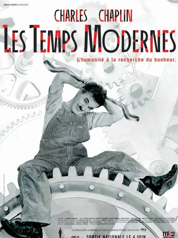 Charles Chaplin, Les Temps modernes, 1936. 