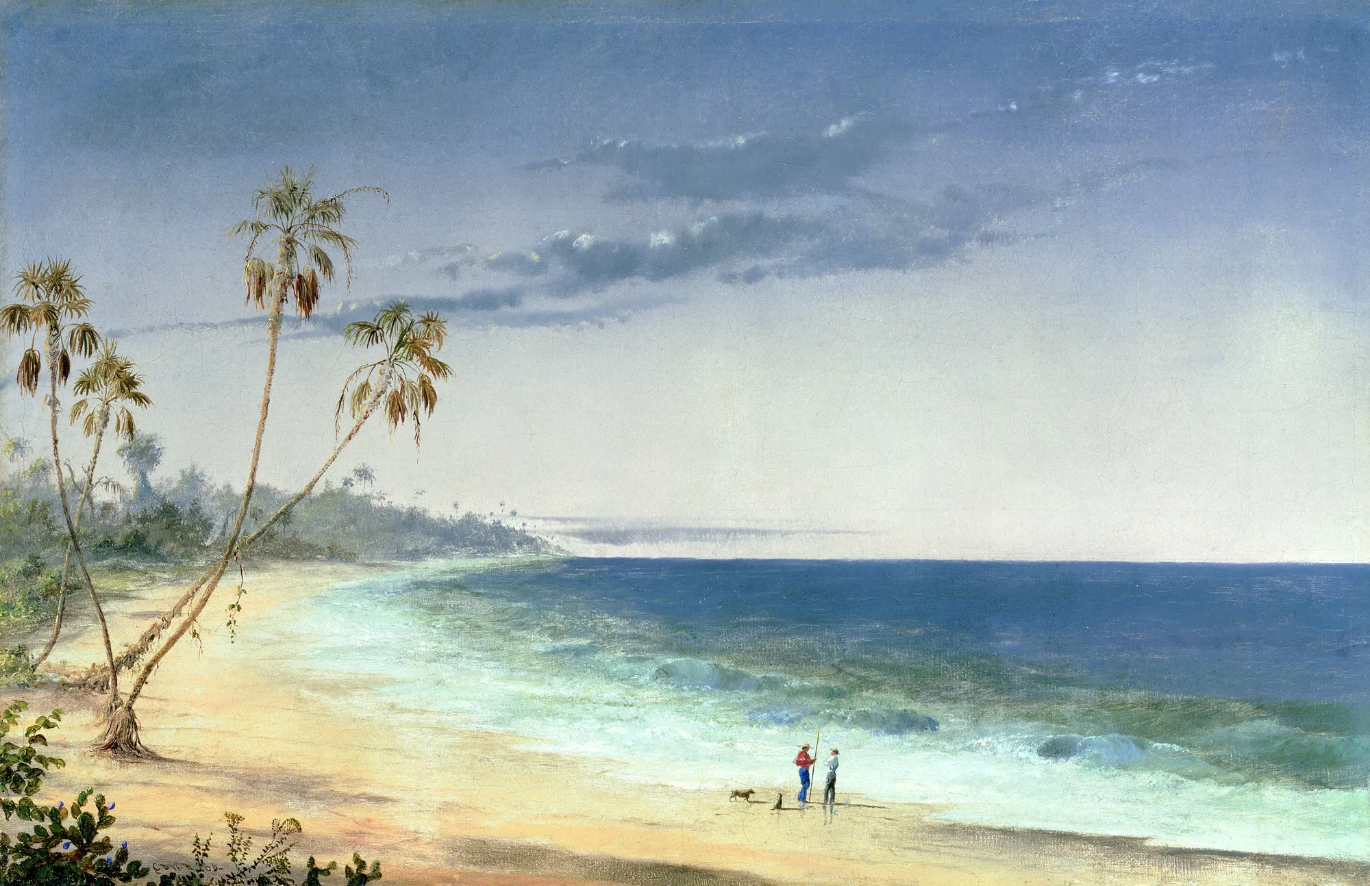 Charles De Wolf Brownell, Paysage cubain, 1866, huile sur toile, collection privée.