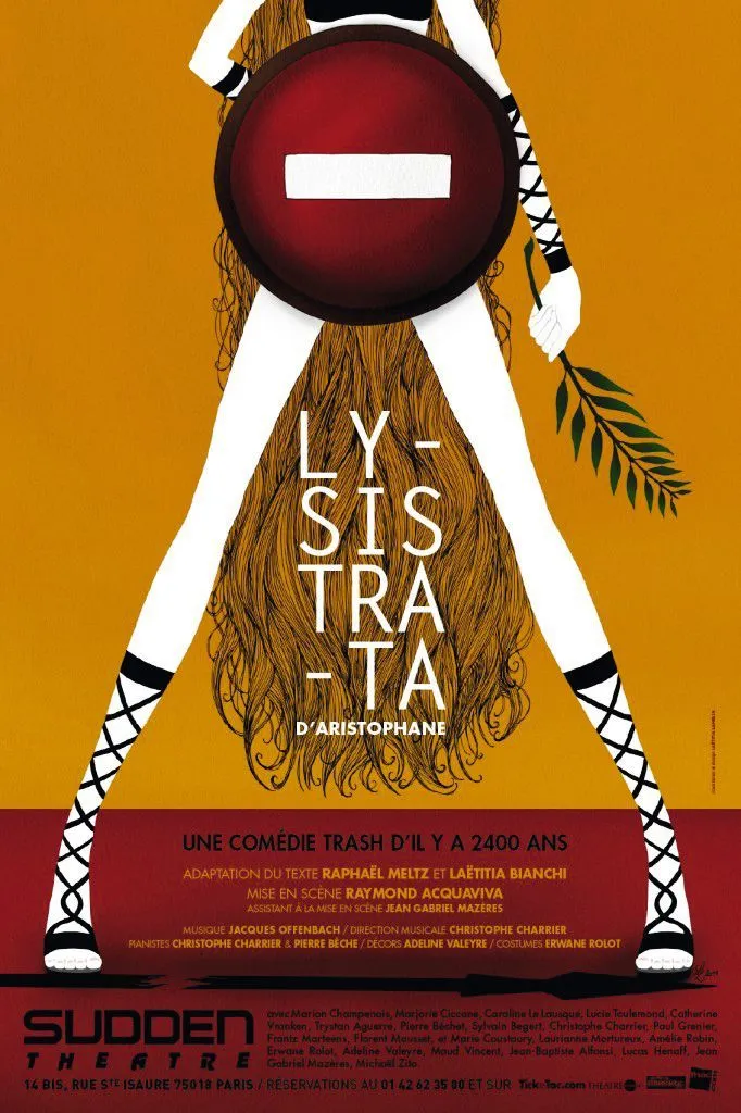 Affiche de Lysistrata, mise en scène de Raymond Acquaviva, 2011