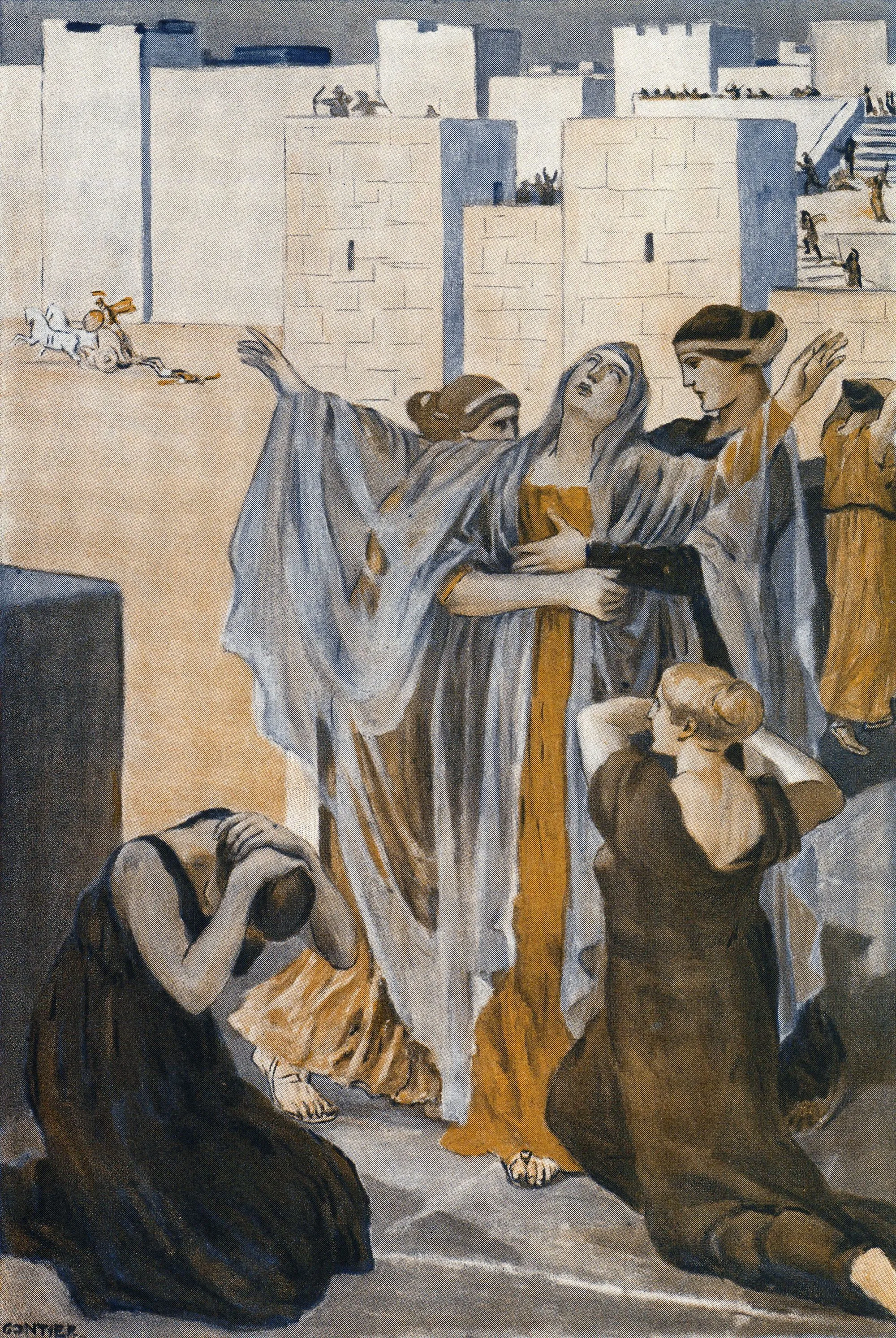 Clément Gontier, illustration pour L'Iliade d'Homère, 1930, Henri Laurens éditeur, Paris.