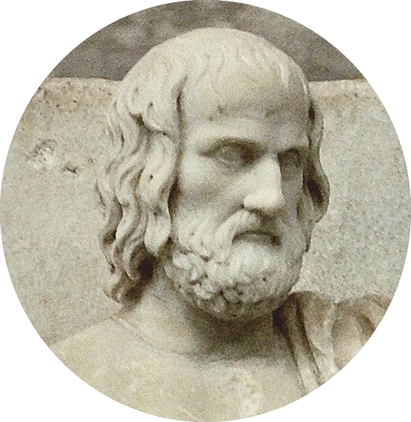 Statue Euripide