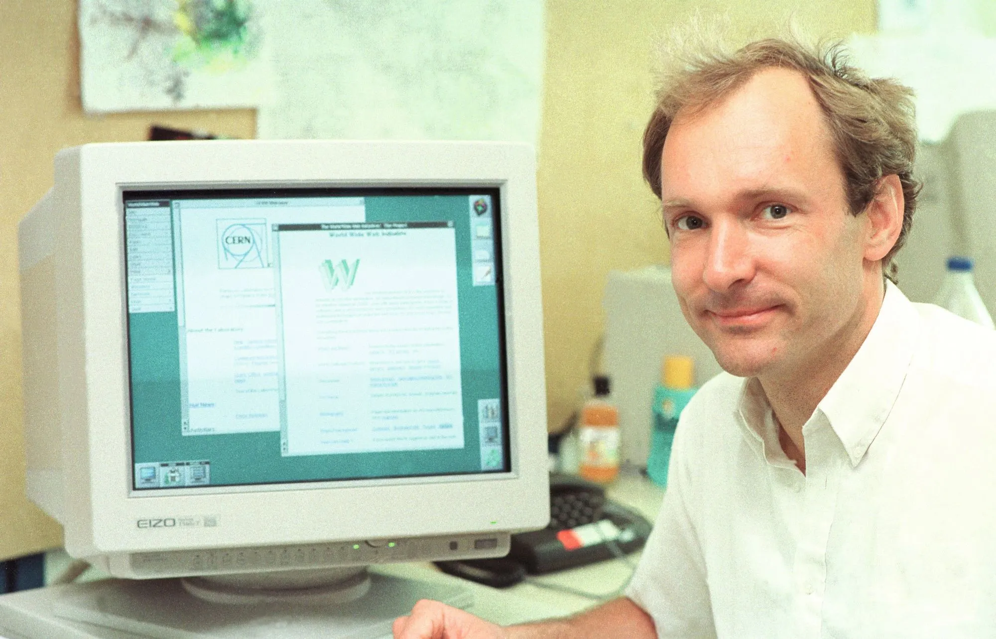 Tim Berners-Lee en 1994.
