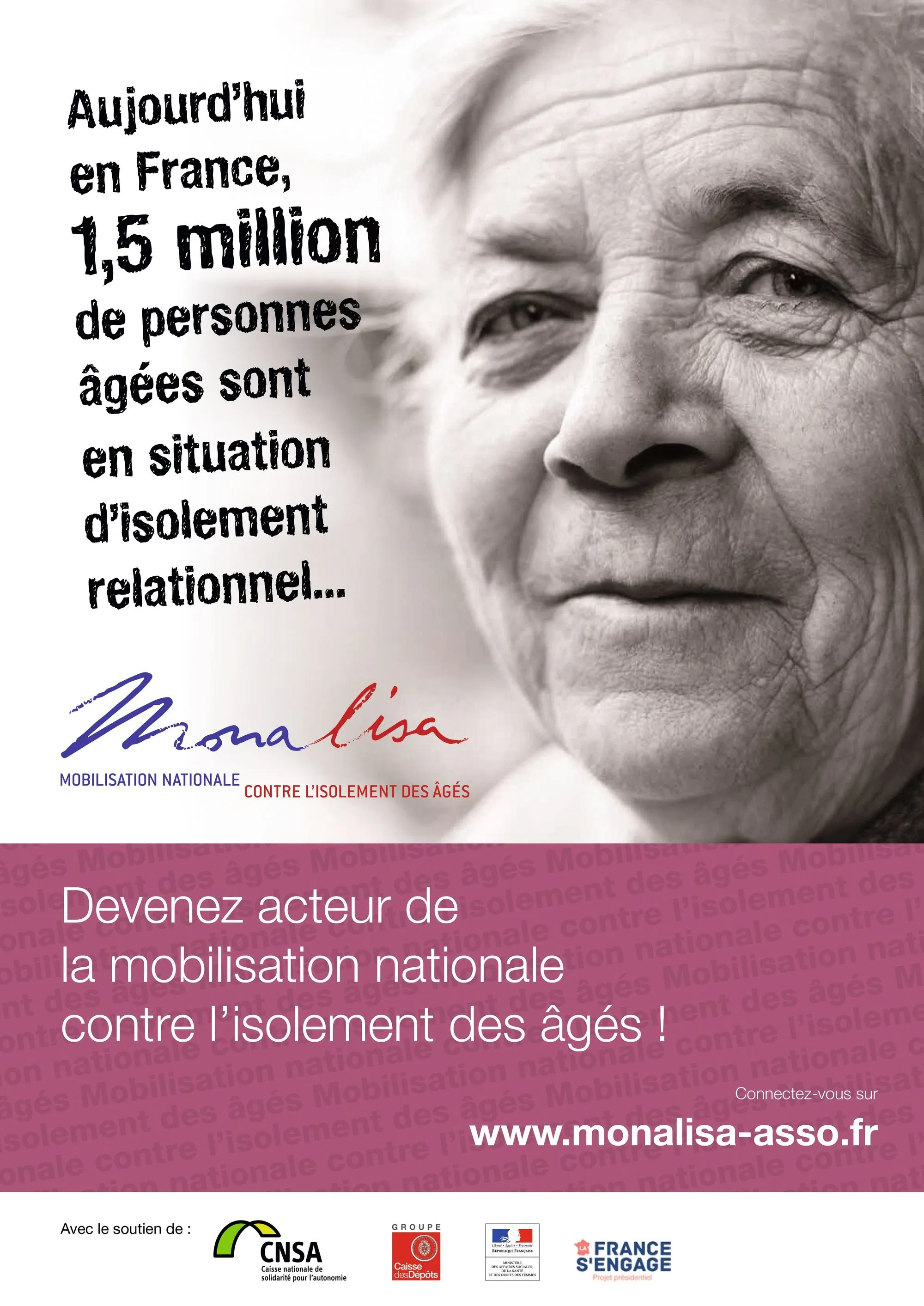 L'association Monalisa agit contre l'isolement des personnes âgées en France.