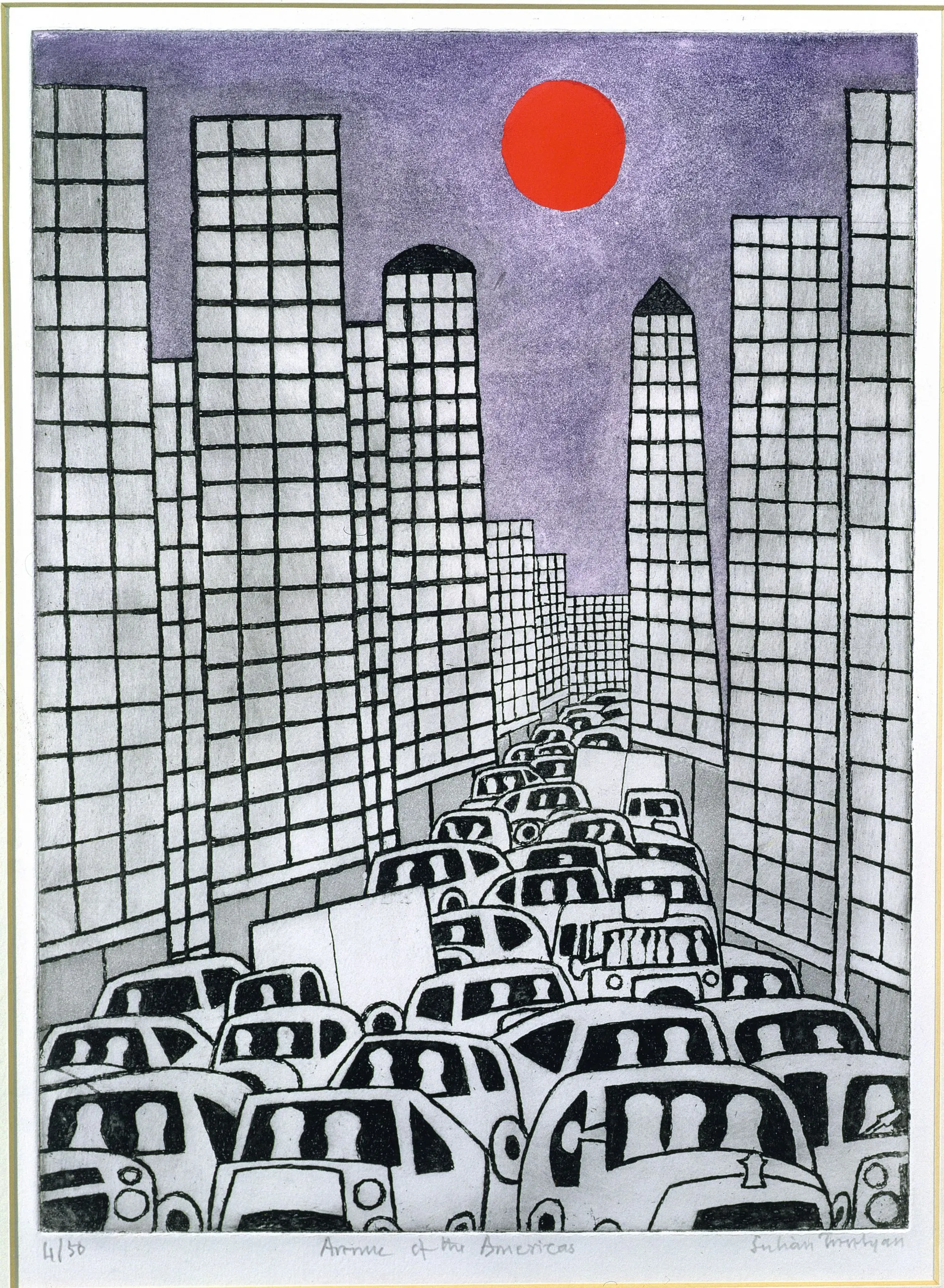 Avenue of the Americas, Julian Trevelyan, 1982.