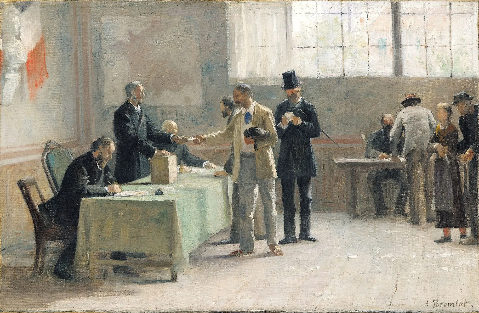 Alfred-Henri Bramtot, Le Suffrage universel, 1889.