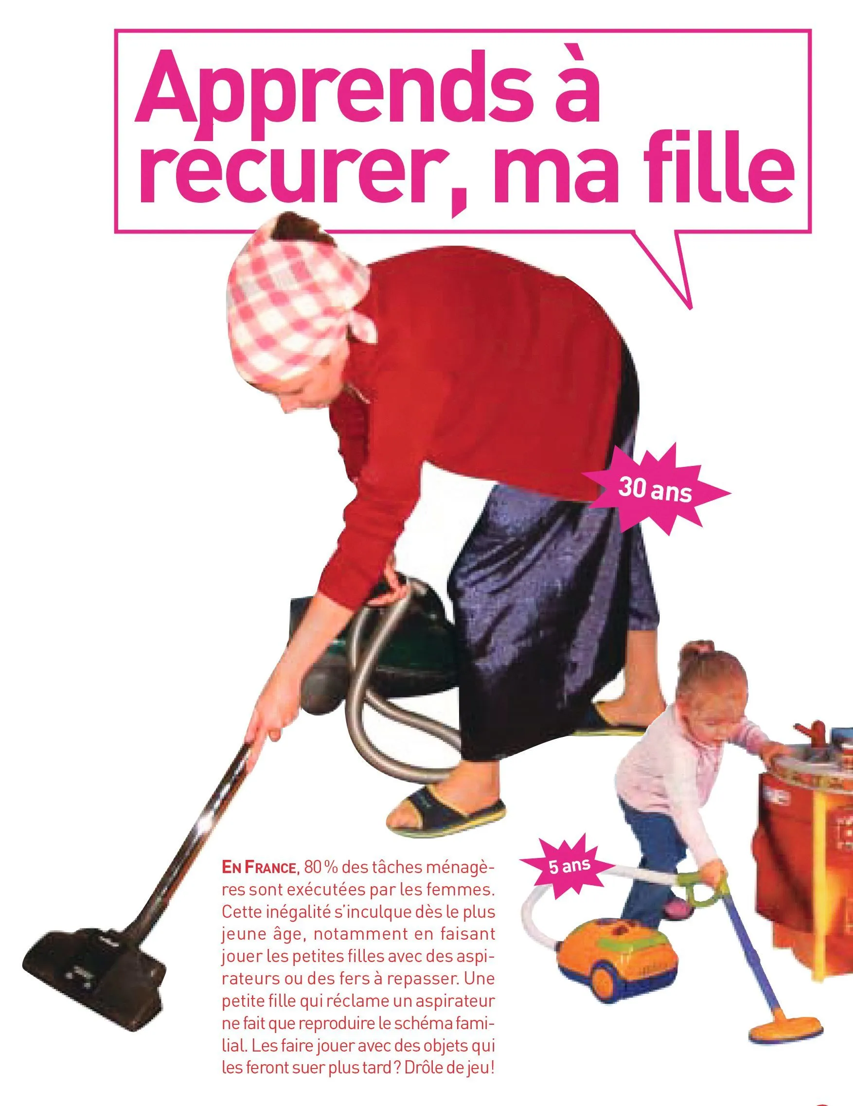 Collectif contre le publisexisme, Catalogue contre les jouets sexistes, 2007.