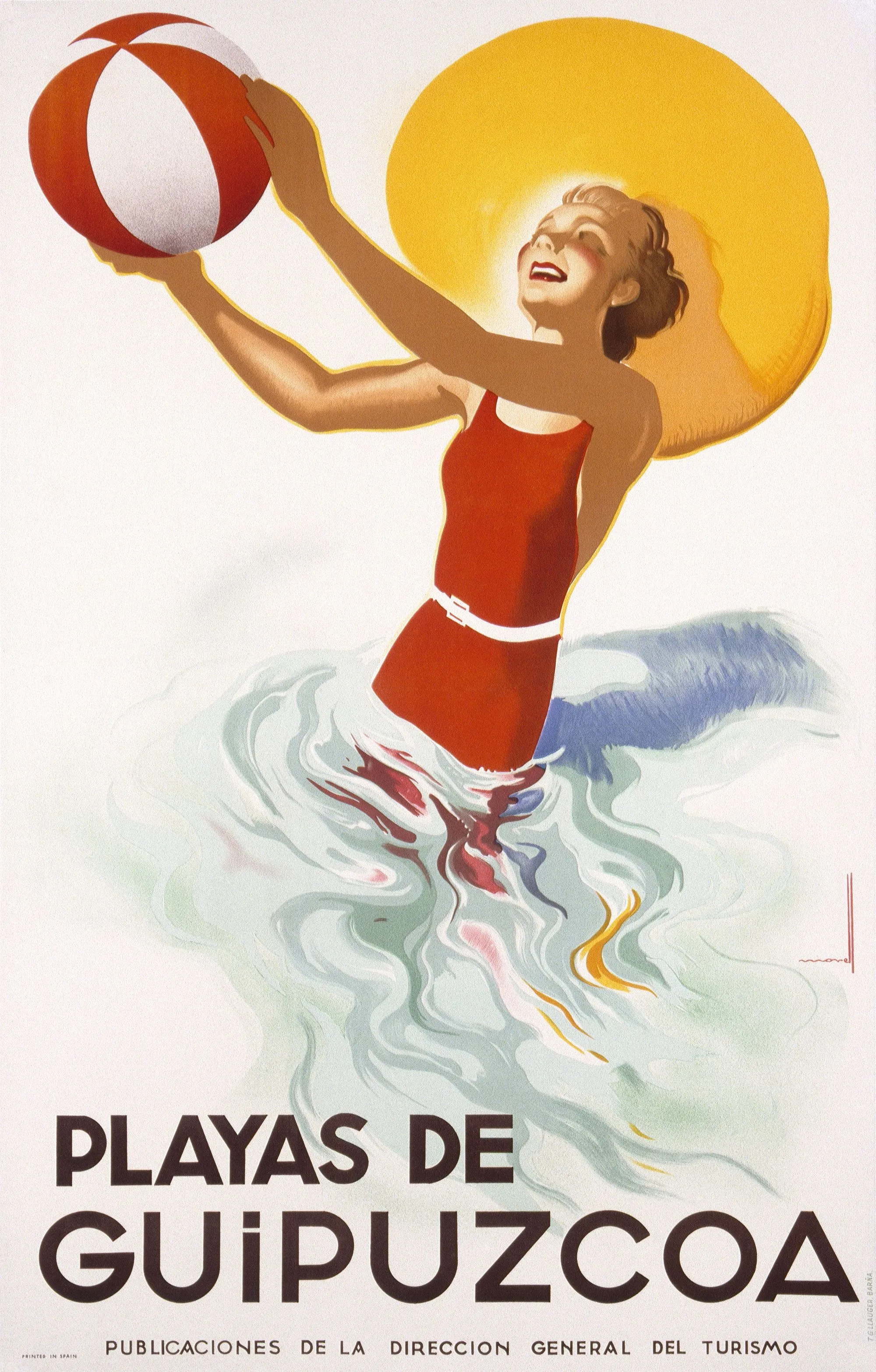 Une affiche de promotion du tourisme en Espagne, début du XXe siècle