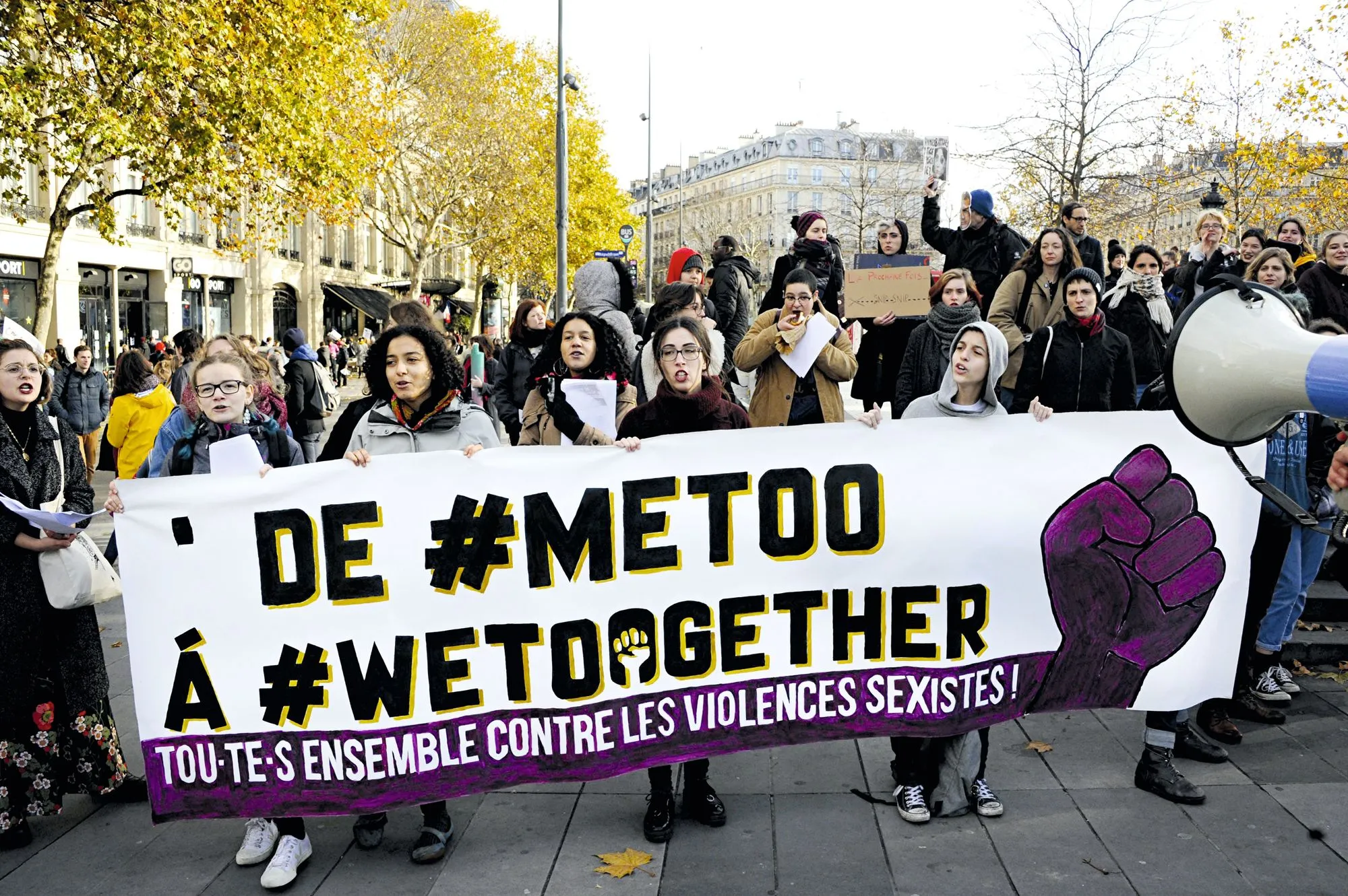 Manifestation contre les violences faites aux femmes, Paris, 25 novembre 2017.