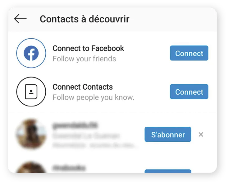 Recommandation de contacts