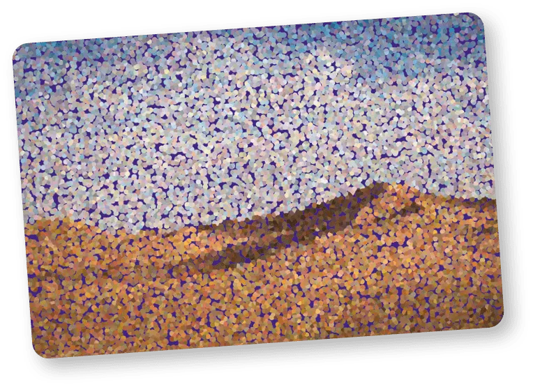 sahara pointillisme