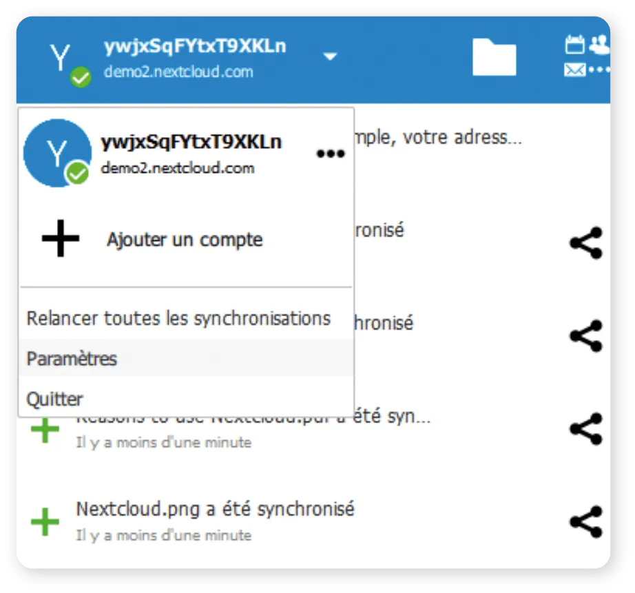 Nextcloud client