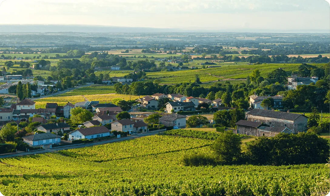 Village de Saint-Lager en Beaujolais, France.