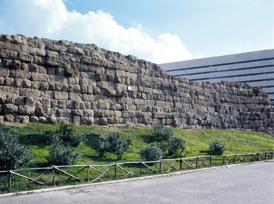 Photographie les murailles de Rome