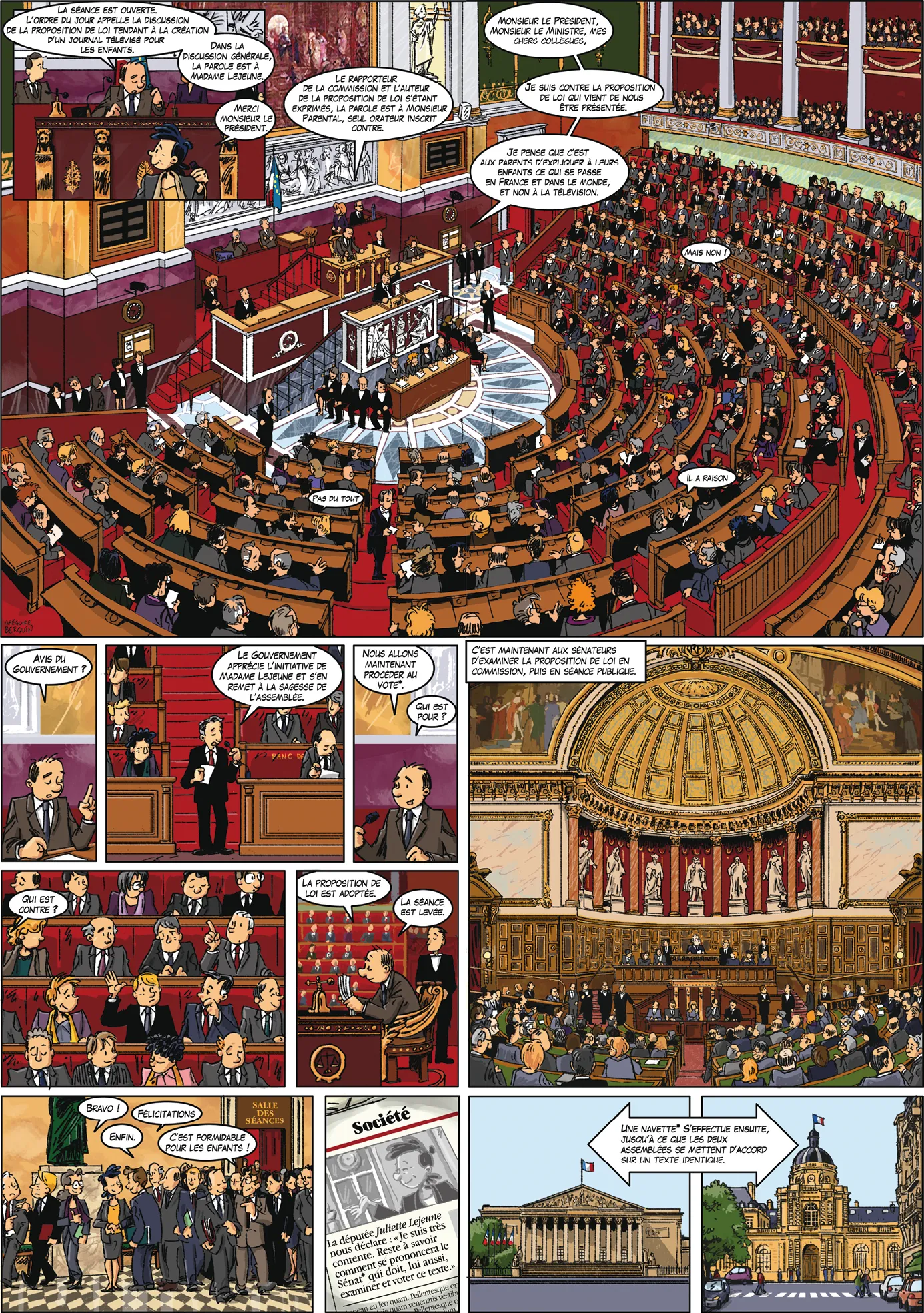 L'Assemblée nationale, Grégoire Berquin, À la découverte de l'Assemblée nationale, décembre 2019.