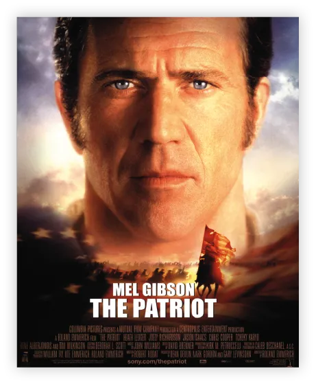 The Patriot : Le Chemin
de la liberté, film de
Roland Emmerich,
2000.