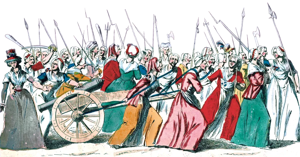 La Marche des femmes à Versailles
le 5 octobre 1789, estampe,
musée Carnavalet, Paris.