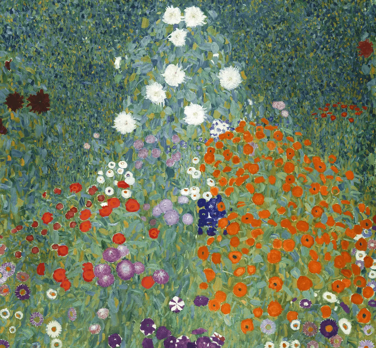 Gustav Klimt, Jardin de fleurs