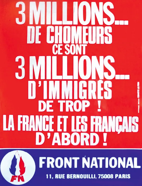 Affiche du Front national