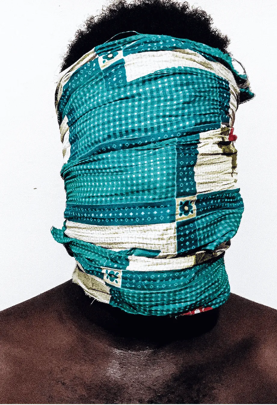 Emmanuel Amponsah, Blinded in Melanin, 2018, photographie
avec un téléphone portable