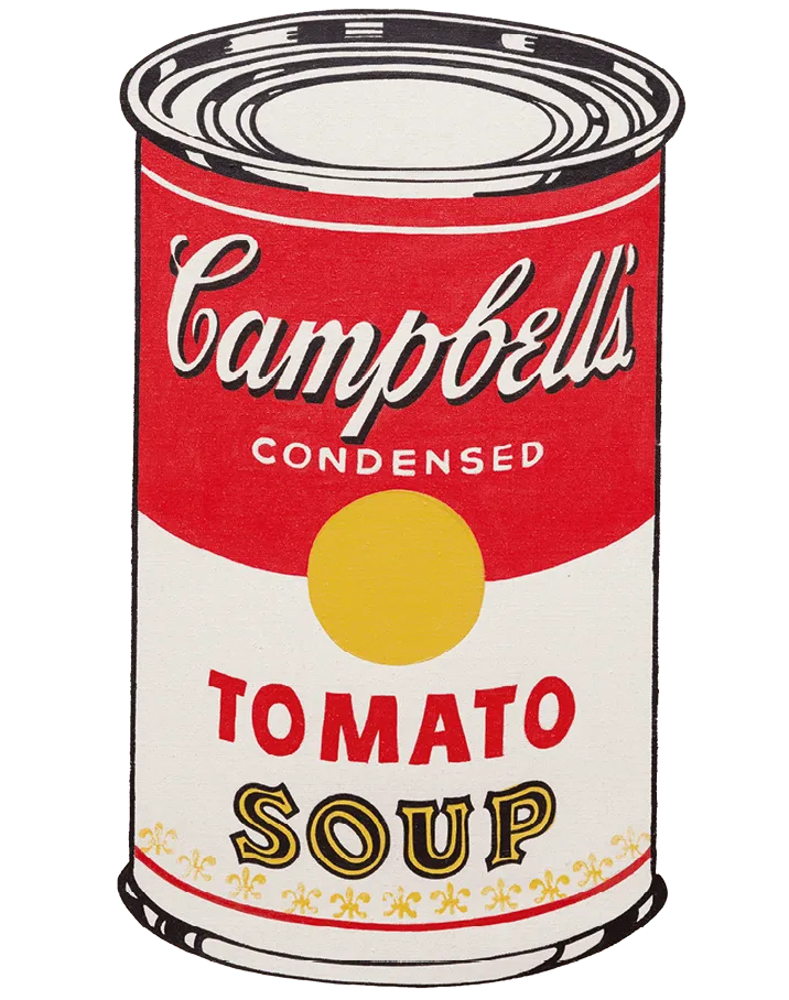 Andy Warhol, Campbell's Condensed Tomato Soup, 1962