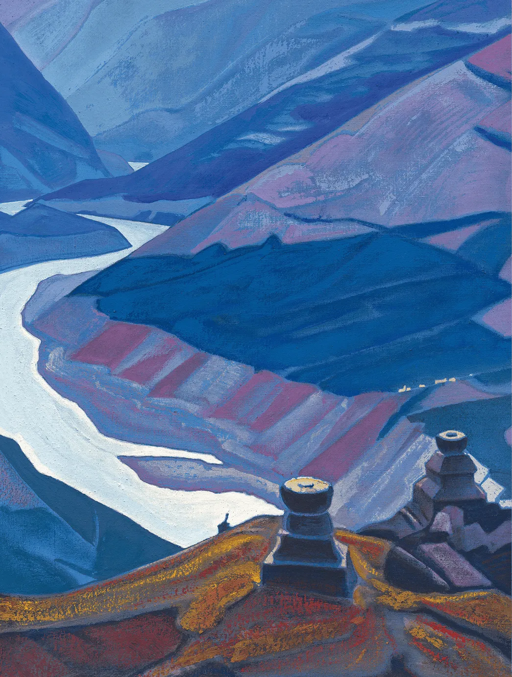 Nicholas Roerich, Chandra-Bhaga (Path to Triloknath), 1932. 