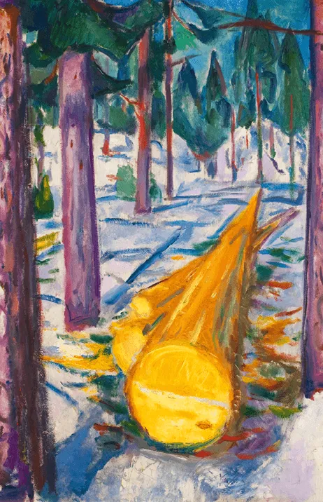 Edvard Munch, The Yellow Log, 1912