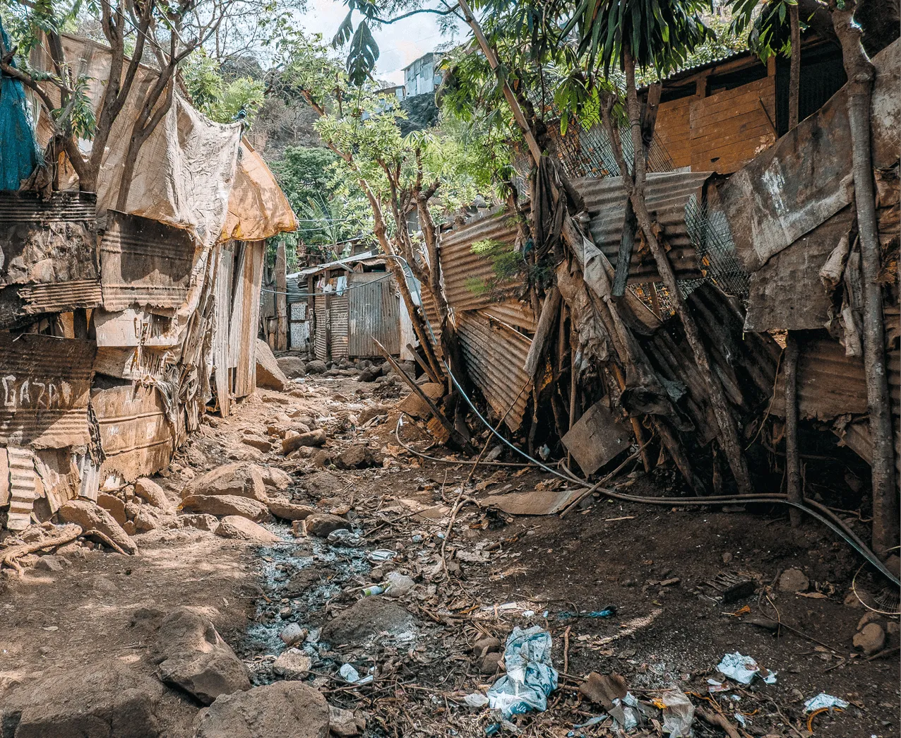 Photographie de Constant Formé-Bècherat, Bidonville de Kaweni, 2015