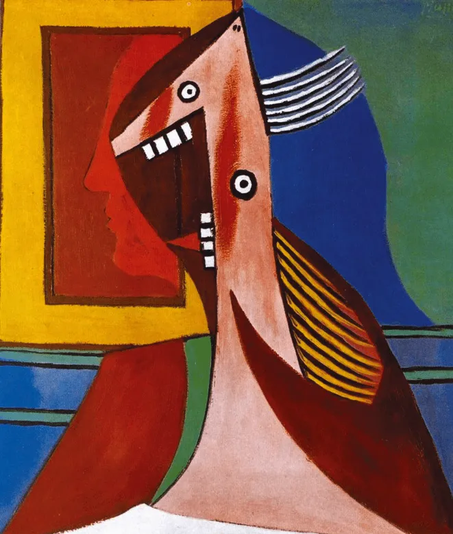 Pablo Picasso, Buste de femme avec
autoportrait
