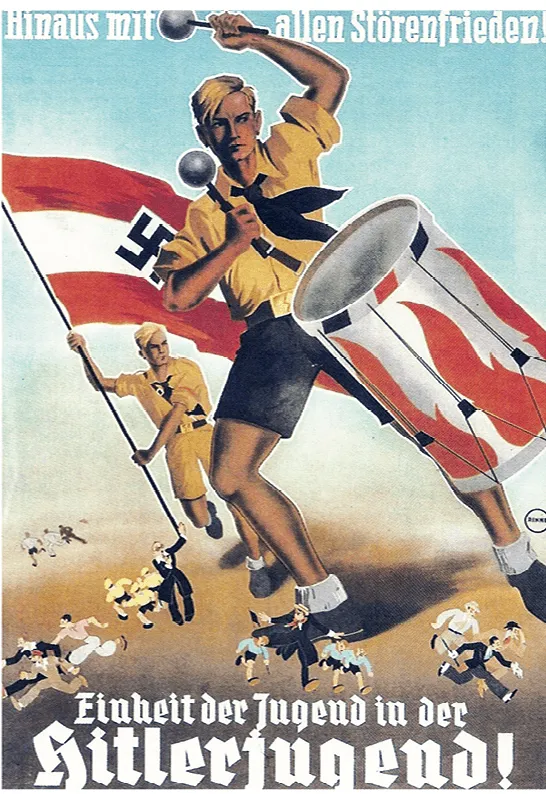 « Unité de la jeunesse dans les Jeunesses hitlérienne ! », affiche, 1936.