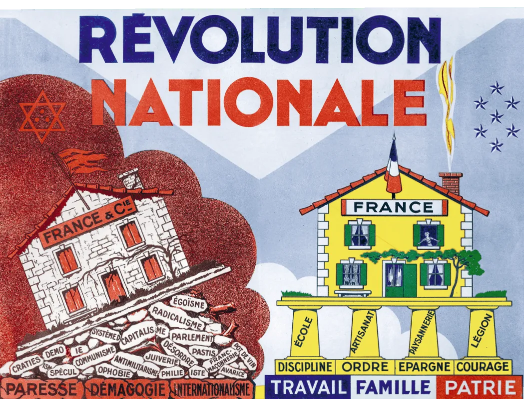 Affiche propagande Révolution nationale